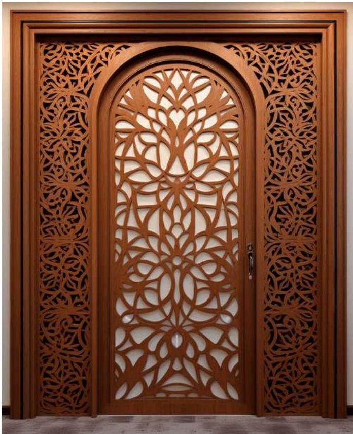 Carved jali arch