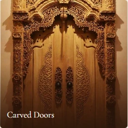 hand carved wooden door manufacturer Lucknow India VAVA Woods